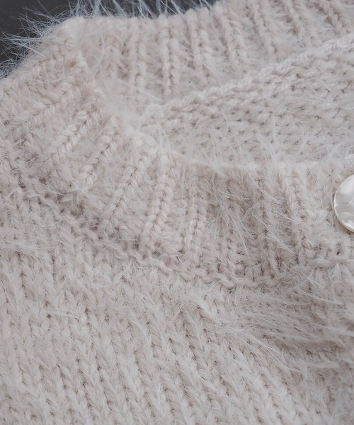 tiptop（ティップトップ）の「【選べる2タイプ】フェザーショート丈カーディガン（カーディガン/ボレロ・レディース・ブラック系その他/グリーン系その他/ブルー/ホワイト系その他/アイボリー/ブラック/ピンク系その他・FREE）」の19枚目の写真