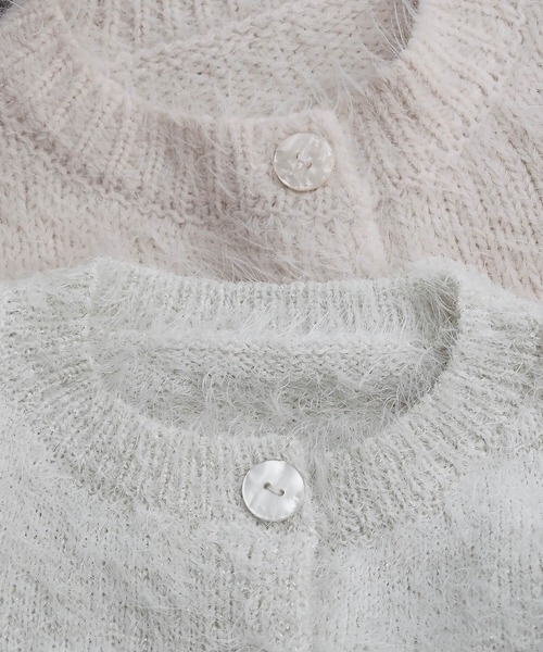 tiptop（ティップトップ）の「【選べる2タイプ】フェザーショート丈カーディガン（カーディガン/ボレロ・レディース・ブラック系その他/グリーン系その他/ブルー/ホワイト系その他/アイボリー/ブラック/ピンク系その他・FREE）」の22枚目の写真