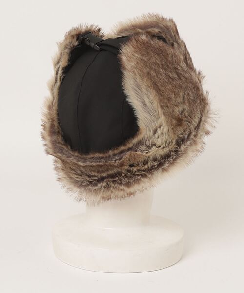 AVIREX(アヴィレックス)の「【AVIREX/アヴィレックス】 リップストップ FLIGHT BOA CAP/フライトキャップ(キャップ・メンズ・カーキ/ブラック・FREE)」の5枚目の写真