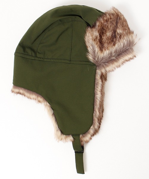 AVIREX(アヴィレックス)の「【AVIREX/アヴィレックス】 リップストップ FLIGHT BOA CAP/フライトキャップ(キャップ・メンズ・カーキ/ブラック・FREE)」の14枚目の写真