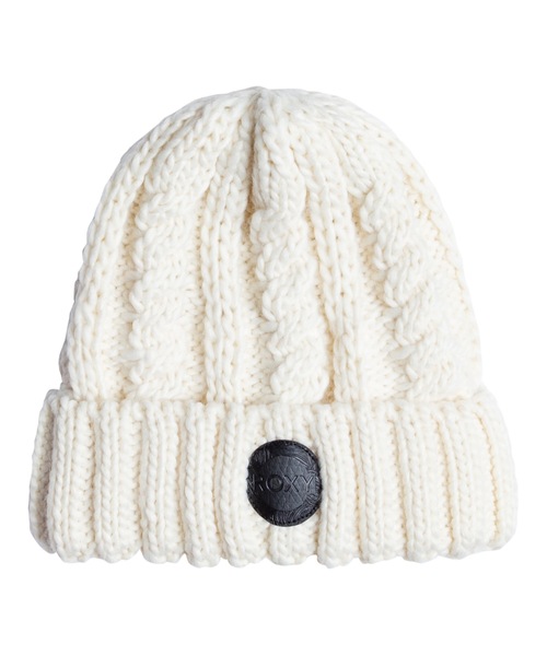 ROXY(ロキシー)の「TRAM BEANIE/ロキシーフリースライナー付きケーブルニットキャップ・ビーニー(ニットキャップ/ビーニー・レディース・ブラック/バーガンディー/ホワイト・FREE)」の14枚目の写真