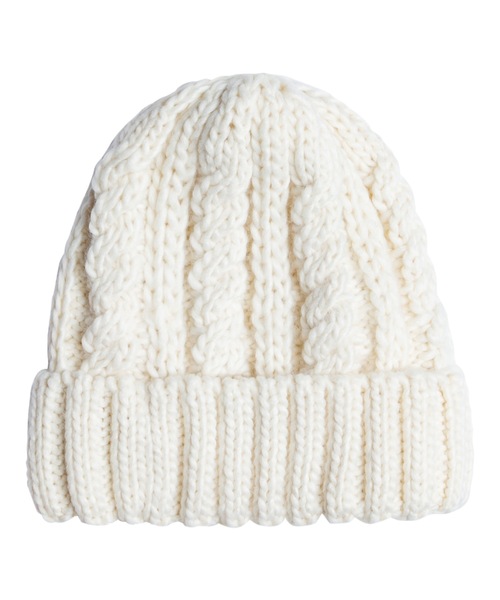 ROXY(ロキシー)の「TRAM BEANIE/ロキシーフリースライナー付きケーブルニットキャップ・ビーニー(ニットキャップ/ビーニー・レディース・ブラック/バーガンディー/ホワイト・FREE)」の15枚目の写真
