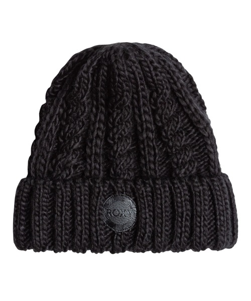 ROXY(ロキシー)の「TRAM BEANIE/ロキシーフリースライナー付きケーブルニットキャップ・ビーニー(ニットキャップ/ビーニー・レディース・ブラック/バーガンディー/ホワイト・FREE)」の18枚目の写真