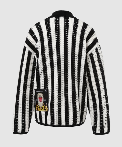 TENDER PERSON（テンダーパーソン）の「STRIPE KNIT CARDIGAN
