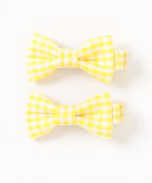 bibmilk(ru~N)BIBMILK GINGHAM RIBBON CLIP - 2PCS(ob^/wANbv)