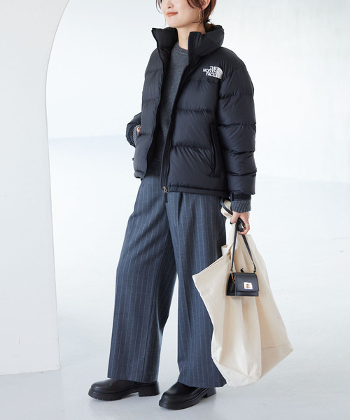 SLOBE IENA（スローブイエナ）の「【THE NORTH FACE/ザ・ノース・フェイス】SHORT Nuptse (ヌプシダウンジャケット)（ダウンジャケット/コート・レディース・ブラック・FREE）」の12枚目の写真