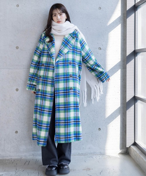 clear（クリア）の「無地ボリュームマフラー（ストール/ショール・レディース・グリーン系その他/アイボリー/ピンク・F）」の12枚目の写真