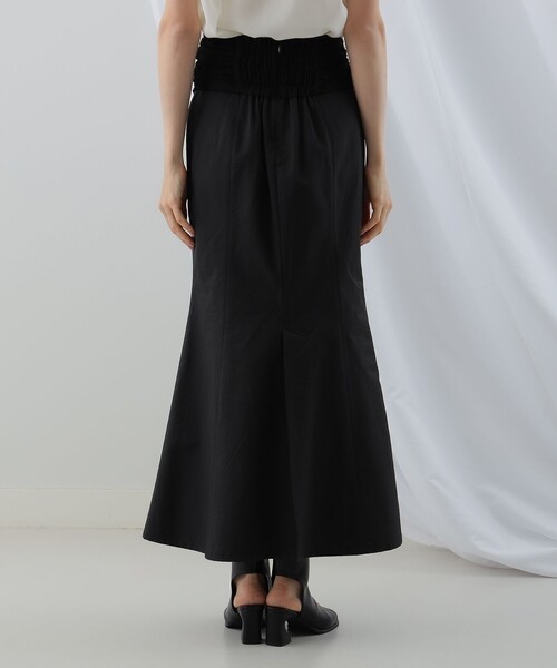 Ray BEAMS（レイビームス）の「Ray BEAMS / シャーリング ベルト スカート（スカート・レディース・ライトブルー/ブラック・0/1）」の17枚目の写真