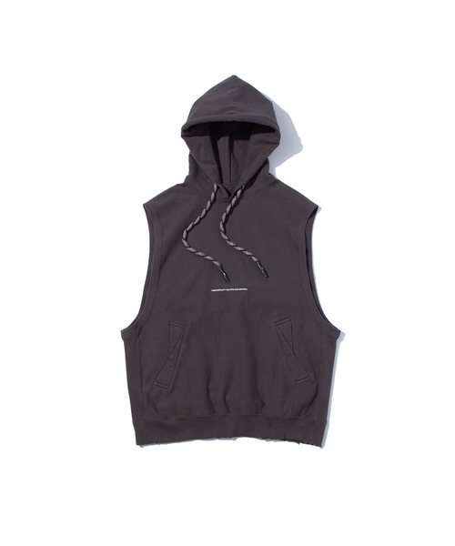 F/CE. （エフシーイー）の「F/CE. RE SWEAT HOODIE VEST / エフシーイー リスウェット フーディー ベスト（ベスト・メンズ・チャコール/ミント/オリーブ/アイボリー・SMALL/MEDIUM/LARGE）」の3枚目の写真