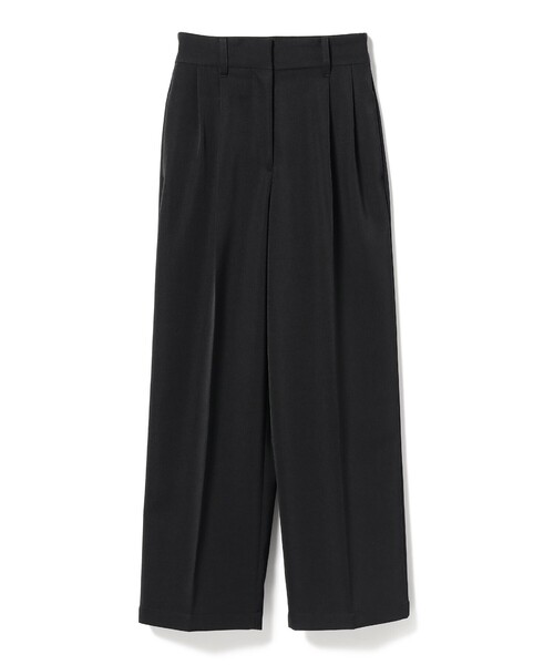 美品 デミルクス ビームス 2万円 ワイドパンツ センタープレスパンツ グレー デミルクスビームス 美品 デミルクス ビームス 2万円 ワイド