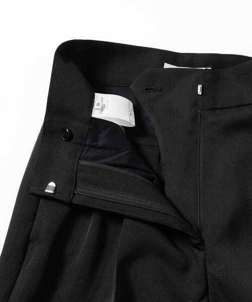 Demi-Luxe BEAMS（デミルクス ビームス）の「Demi-Luxe BEAMS / 2タック ワイドパンツ（その他パンツ・レディース・ベージュ/ブラック・36/38）」の21枚目の写真