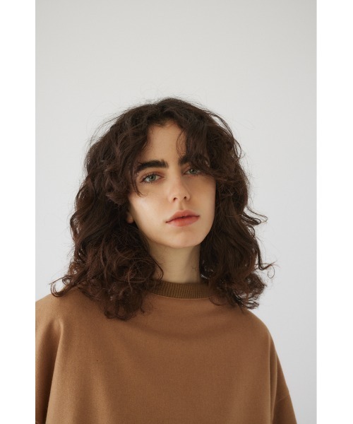 RIM.ARK（リムアーク）の「Combination melton square PO（スウェット・レディース・杢グレー/ダークネイビー/キャメル・FREE）」の19枚目の写真