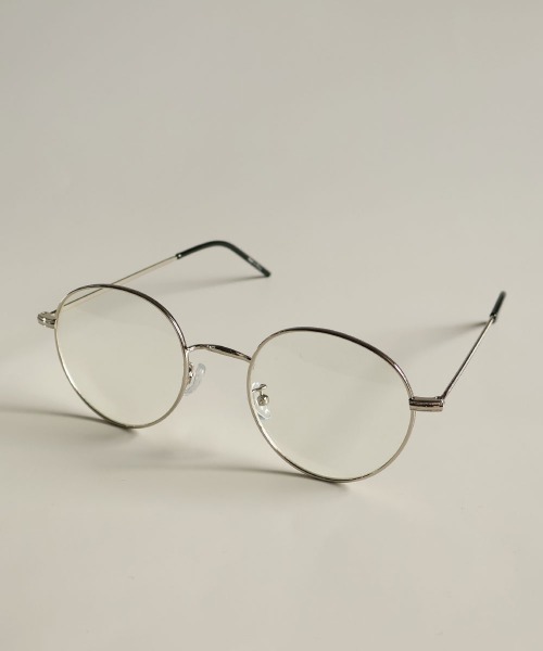 4INT.（フォイント）の「ラウンド メタルフレーム メガネ / UVカット（メガネ・メンズ・ブラック/ゴールド/シルバー・FREE）」の3枚目の写真