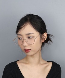 ラウンド メタルフレーム メガネ / UVカット
