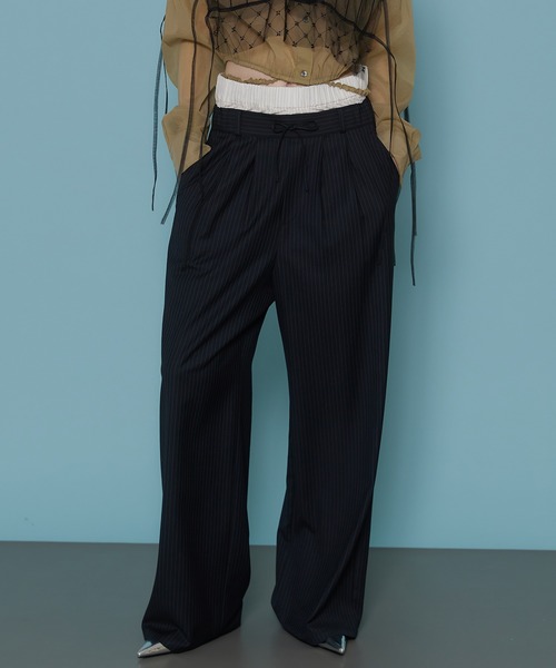 maison special / ダブルウエスト イージーパンツ MAISON SPECIAL（メゾンスペシャル）の「Easy Double Waist Pants