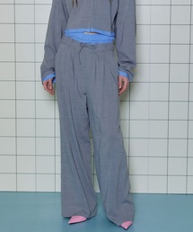 Easy Double Waist Pants/イージーダブルウエストパンツ【MAISON SPECIAL/メゾンスペシャル】■セットアップ対応■