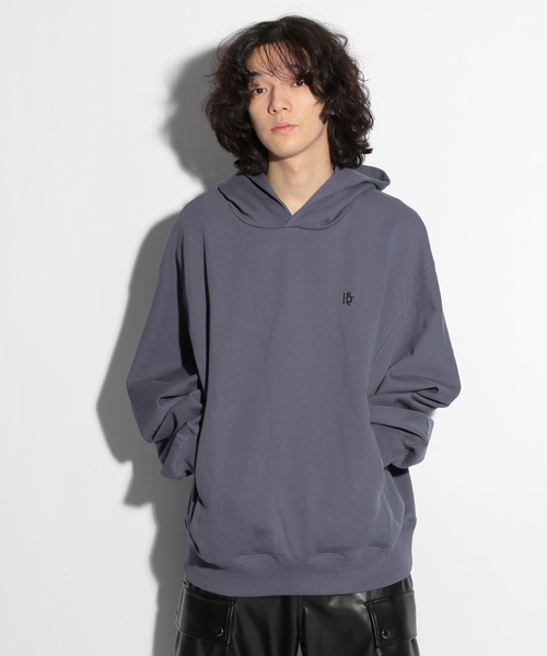 HARE（ハレ）の「HAREロゴBIGドルマンパーカー(HARE)（パーカー・メンズ・ホワイト/パープル/ブラック・MEDIUM/SMALL）」の10枚目の写真