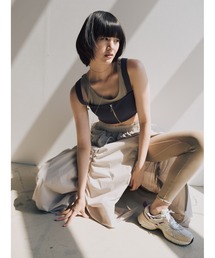 【emmi atelier】LENZING(TM) ECOVERO(TM)ニットビスチェ