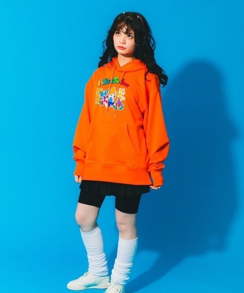 sevens（セブンズ）の「パラッパラッパー　グラフィックプリントフードパーカー(se)（パーカー・メンズ・グレー/ブラック/オレンジ・LARGE）」の18枚目の写真