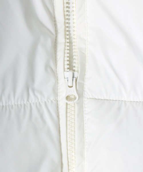 Salong hameu（サロン ハミュー）の「スタンドネック フェイクダウンジャケット メンズ レディース/中綿パデットジャケット/ショートペディン（ダウンジャケット/コート・メンズ・ライトグレー/ブラック/オフホワイト・LL/L/M）」の13枚目の写真