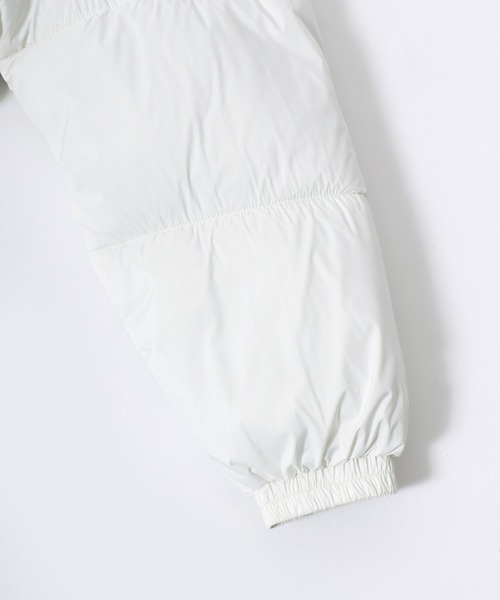 Salong hameu（サロン ハミュー）の「スタンドネック フェイクダウンジャケット メンズ レディース/中綿パデットジャケット/ショートペディン（ダウンジャケット/コート・メンズ・ライトグレー/ブラック/オフホワイト・LL/L/M）」の15枚目の写真