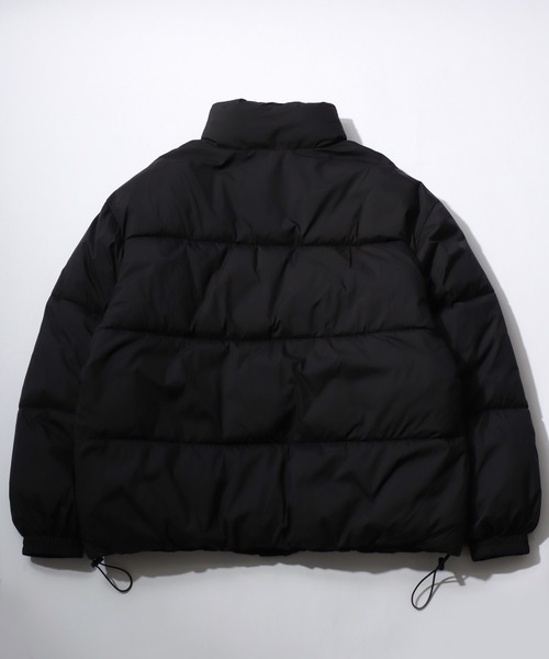 Salong hameu（サロン ハミュー）の「スタンドネック フェイクダウンジャケット メンズ レディース/中綿パデットジャケット/ショートペディン（ダウンジャケット/コート・メンズ・ライトグレー/ブラック/オフホワイト・LL/L/M）」の8枚目の写真