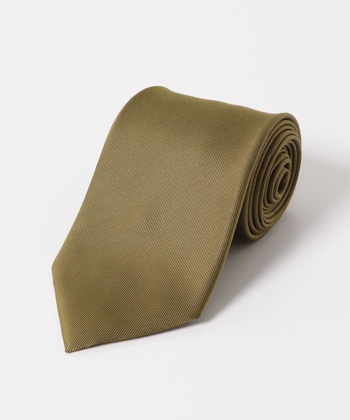 URBAN RESEARCH DOORS（アーバンリサーチドアーズ）の「LIFE STYLE TAILOR　24SS国内生地タイ無地1（ネクタイ・メンズ・ネイビー/ベージュ/イエロー/グリーン・-）」の4枚目の写真