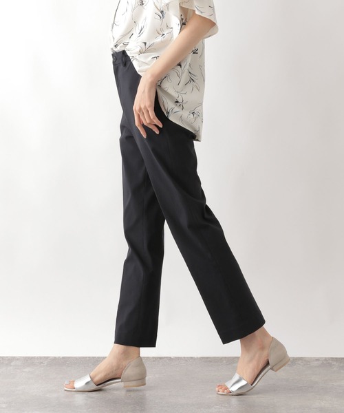 GLOBAL WORK（グローバルワーク）の「スゴラクストレッチスリムパンツ/975413（その他パンツ・レディース・アイボリー/ネイビー/オリーブ/チェック/ブラック/ミント/チャコールグレー・LARGE/SMALL/XX-LARGE/X-LARGE/MEDIUM/X-SMALL）」の6枚目の写真