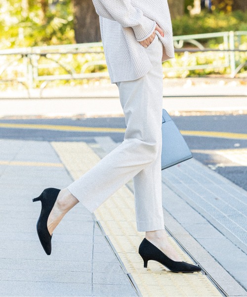 GLOBAL WORK（グローバルワーク）の「スゴラクストレッチスリムパンツ/975413（その他パンツ・レディース・アイボリー/ネイビー/オリーブ/チェック/ブラック/ミント/チャコールグレー・LARGE/SMALL/XX-LARGE/X-LARGE/MEDIUM/X-SMALL）」の21枚目の写真