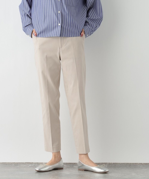 GLOBAL WORK（グローバルワーク）の「スゴラクストレッチスリムパンツ/975413（その他パンツ・レディース・アイボリー/ネイビー/オリーブ/チェック/ブラック/ミント/チャコールグレー・LARGE/SMALL/XX-LARGE/X-LARGE/MEDIUM/X-SMALL）」の12枚目の写真