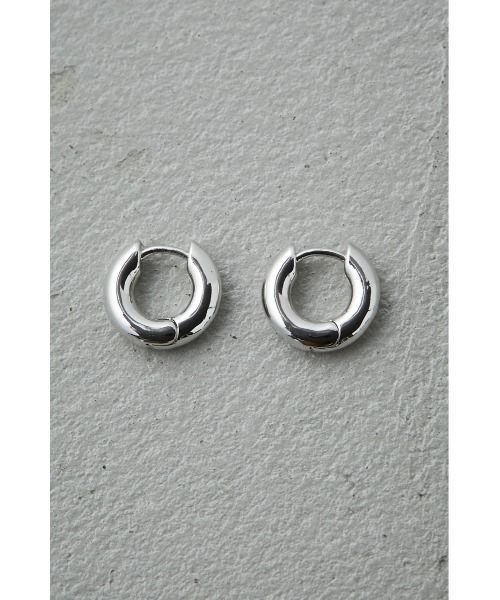 AZUL by moussy(アズールバイマウジー)の「ボールドリングピアス(ピアス(両耳用)・メンズ・シルバー/ブラック・FREE)」の12枚目の写真
