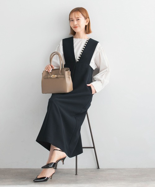 URBAN RESEARCH ROSSO WOMEN（アーバンリサーチ　ロッソ）の「タックスリーブフォルムブラウス（シャツ/ブラウス・レディース・ホワイト/ピンク・FREE）」の4枚目の写真