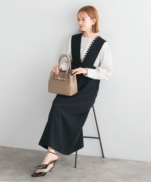 URBAN RESEARCH ROSSO WOMEN（アーバンリサーチ　ロッソ）の「タックスリーブフォルムブラウス（シャツ/ブラウス・レディース・ホワイト/ピンク・FREE）」の5枚目の写真