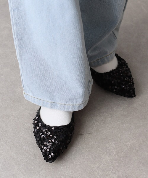 BLUEEAST（ブルーイースト）の「スパンコールミュール（パンプス・レディース・シルバー/ブラック・MEDIUM/LARGE/X-LARGE）」の7枚目の写真