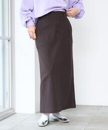 coen（コーエン）の「コンフォートバックサテンベイカースカート(WEB限定サイズ)（スカート）」
