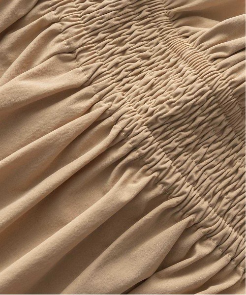 RANDA（ランダ）の「マルチウェイシャーリングブラウス（シャツ/ブラウス・レディース・ミント/ホワイト/ベージュ/ネイビー・FREE）」の11枚目の写真