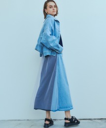 Editt by YECCA VECCA | 異素材MIXデニムスカート(スカート)