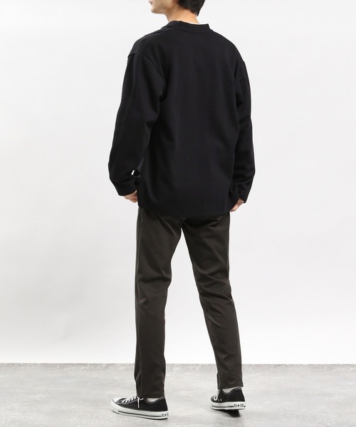 GLOBAL WORK Smile Seed Store（グローバルワーク スマイルシードストア）の「コットンプリントTシャツ長袖/984083（Tシャツ/カットソー・メンズ・ベージュ系その他/オフホワイト/チャコール・X-LARGE/LARGE/MEDIUM/SMALL）」の17枚目の写真