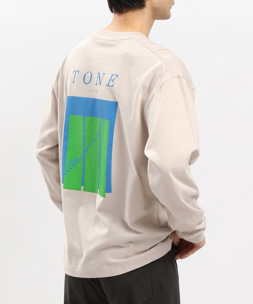 GLOBAL WORK Smile Seed Store（グローバルワーク スマイルシードストア）の「コットンプリントTシャツ長袖/984083（Tシャツ/カットソー・メンズ・ベージュ系その他/オフホワイト/チャコール・X-LARGE/LARGE/MEDIUM/SMALL）」の20枚目の写真