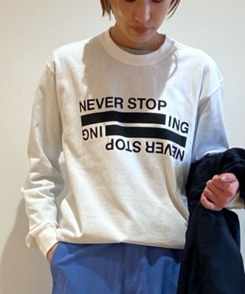 ☆22NEW☆【THE NORTH FACE】☆NEVER STOP 長袖ラウンドTシャツ ☆22NEW☆【THE NORTH FACE】☆NEVER STOP 長袖ラウンドTシャツ
