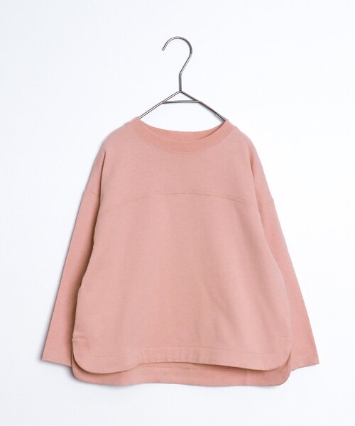 p.premier（ピードットプルミエ）の「イロチ買いしたいシンプル無地長袖Tシャツ（Tシャツ/カットソー・キッズ・ブルー/ブラウン/ピンク/ミント/イエロー・80/90/100/110/120/130/140）」の5枚目の写真