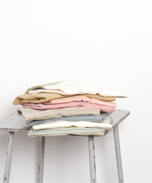 p.premier（ピードットプルミエ）の「イロチ買いしたいシンプル無地長袖Tシャツ（Tシャツ/カットソー・キッズ・ブルー/ブラウン/ピンク/ミント/イエロー・80/90/100/110/120/130/140）」の11枚目の写真