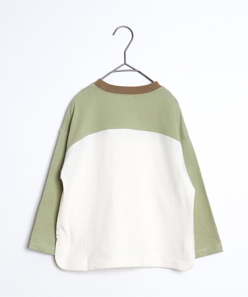 p.premier（ピードットプルミエ）の「イロチ買いしたいシンプル無地長袖Tシャツ（Tシャツ/カットソー・キッズ・ブルー/ブラウン/ピンク/ミント/イエロー・80/90/100/110/120/130/140）」の18枚目の写真