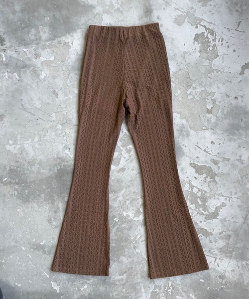 SHAGGIE（シャギー）の「フレアレースパンツ（その他パンツ・レディース・ホワイト/ブラウン/ブラック・SMALL/MEDIUM）」の12枚目の写真