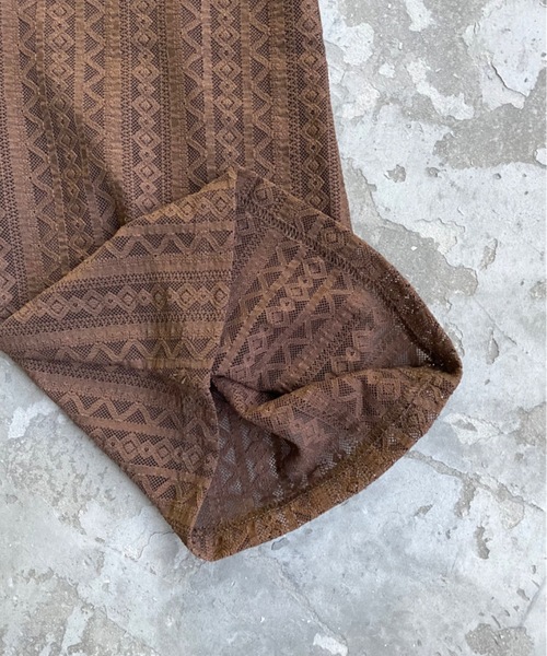 SHAGGIE（シャギー）の「フレアレースパンツ（その他パンツ・レディース・ホワイト/ブラウン/ブラック・SMALL/MEDIUM）」の13枚目の写真