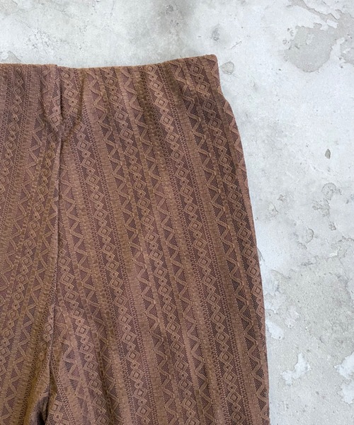 SHAGGIE（シャギー）の「フレアレースパンツ（その他パンツ・レディース・ホワイト/ブラウン/ブラック・SMALL/MEDIUM）」の7枚目の写真