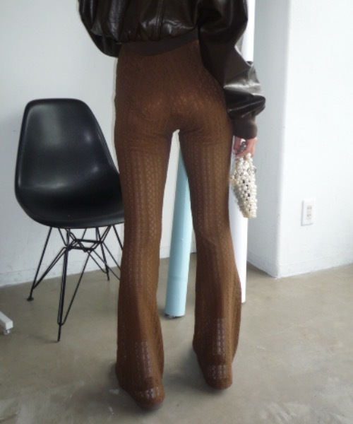 SHAGGIE（シャギー）の「フレアレースパンツ（その他パンツ・レディース・ホワイト/ブラウン/ブラック・SMALL/MEDIUM）」の15枚目の写真