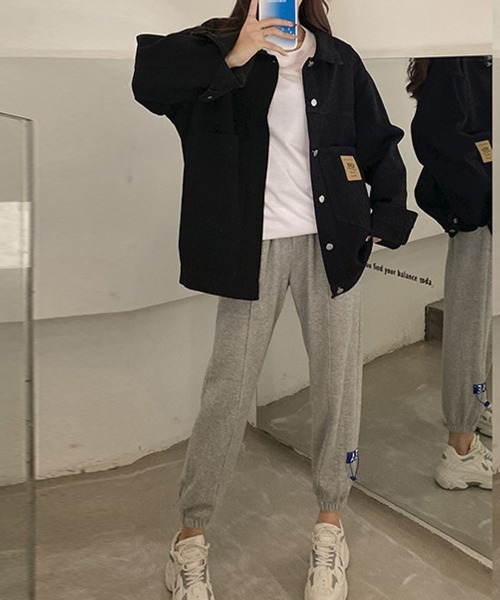 Miniministore(ミニミニストア)の「デニムジャケット レディースGジャン韓国(デニムジャケット・レディース・ブラック/サックスブルー・FREE)」の13枚目の写真