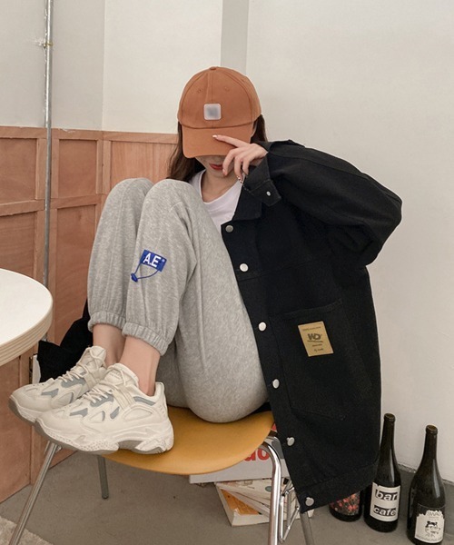 Miniministore(ミニミニストア)の「デニムジャケット レディースGジャン韓国(デニムジャケット・レディース・ブラック/サックスブルー・FREE)」の14枚目の写真