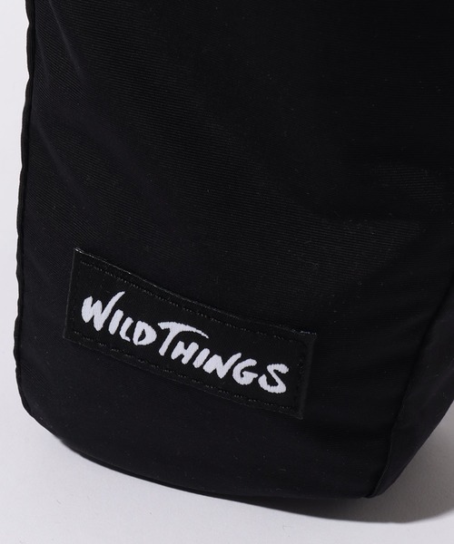 WILD THINGS(ワイルドシングス)の「【WILD THINGS/ワイルドシングス】DELFY fabric ワンポイントロゴ チョークミニショルダーバッグ(ショルダーバッグ・メンズ・ブラック/パープル/レッド/ターコイズブルー・FREE)」の11枚目の写真